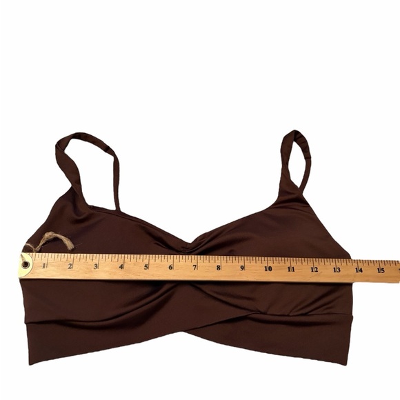 Sommer Ray- Crossover Hem Cinched Front Bra/Workout Top/Bikini-Size Large - Picture 7 of 9